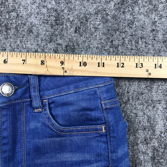 American Eagle Jeans Womens 00 Blue High Rise Jegging Super Super Stretch Skinny - Picture 6 of 16